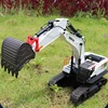 1/14 HUINA 1594 Metal RC Excavator 22CH Remote Control Truck Car RTR Light Battery Sound Outdoor Toys Boys Gift Model TH19286 1