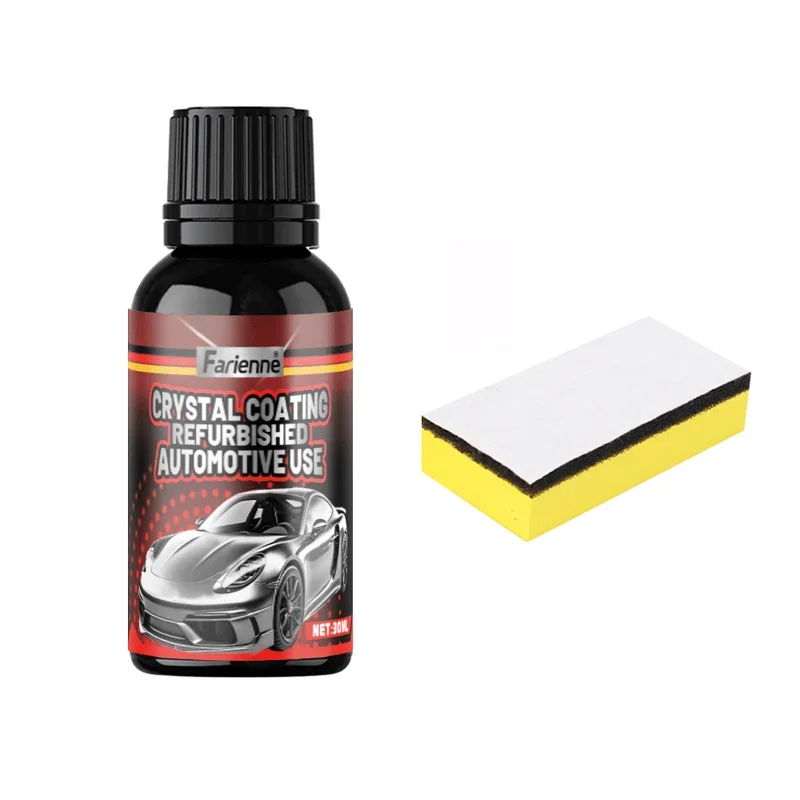 1pc Crystal coating for automotive use, plastic repair and retreading agent for black automotive interiors, repair coating 6
