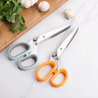ZWICKE Multifunctional Muti Layers Stainless Steel Knives Scallion Cutter Herb Laver Spices Cook Cut Scissor Kitchen Scissors 2