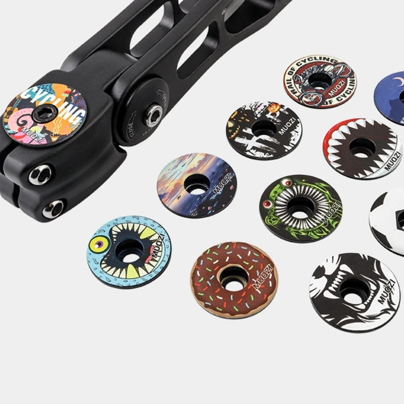 Bicycle Headset Bike Stem Cap Bicycle Head Cap Road Bike Bowl Cover Bicycles Stem Top Cap