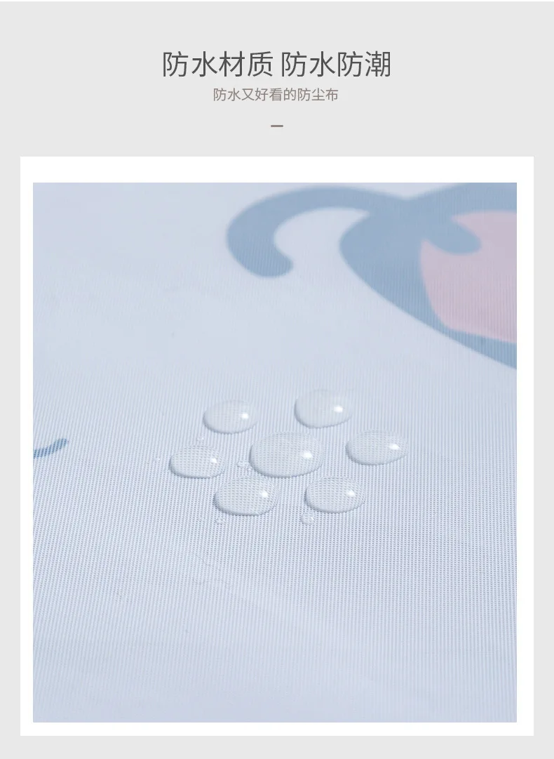Description Picture 4 of itemWaterproof Microwave Oven Covers Grease Proofing Storage Bag Double Pockets Dust Covers Microwave Oven Hood Kitchen Accessories