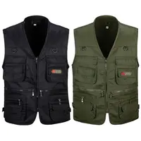 AA20-Men's Fishing Vest With Multi-Pocket Zip For Photography / Hunting / Travel Outdoor Sport 1