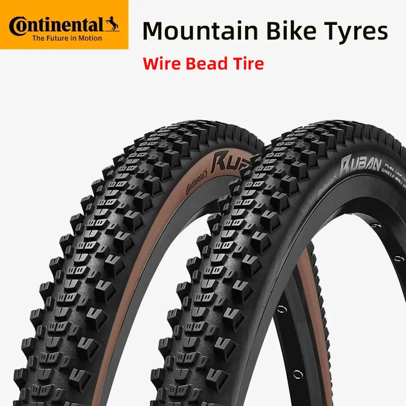 Continental Ruban Mountain Bike Pneumatico 27.5/29X2.3/2.6 Pure Grip Compound Shield Wall System Pneumatico Non Pieghevole Wire Bead Tire