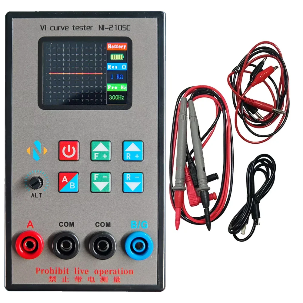 With 2.0 Inch TFT Screen VI Curve Tester Dual Channel Simultaneous Display