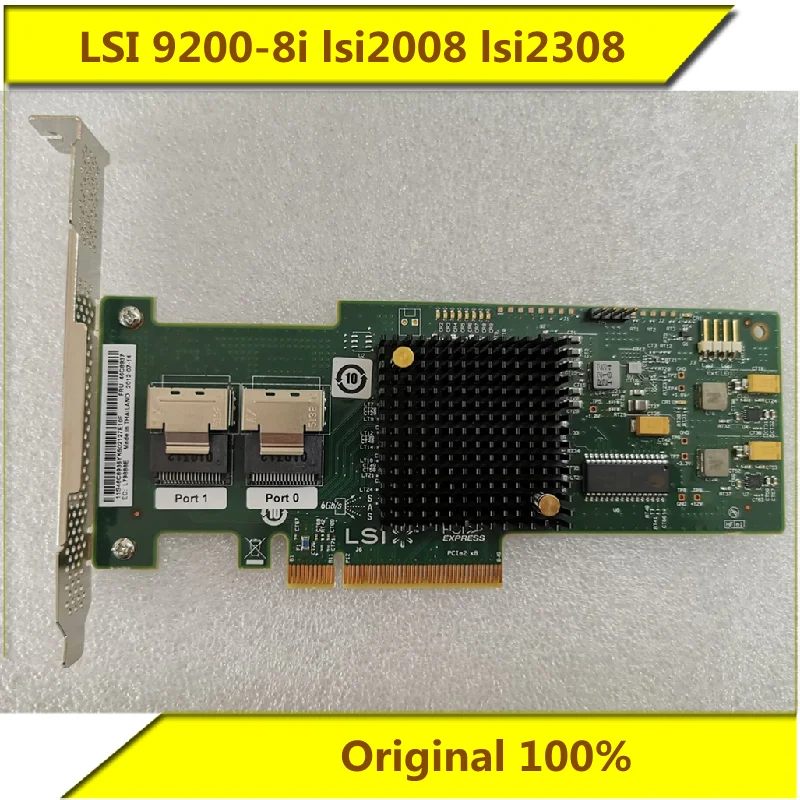 Originale Per Lsi 9200-8I Lsi2008 Lsi2308 Sata Sas Pass-Through Card It Mode Hard Disk Channel Card