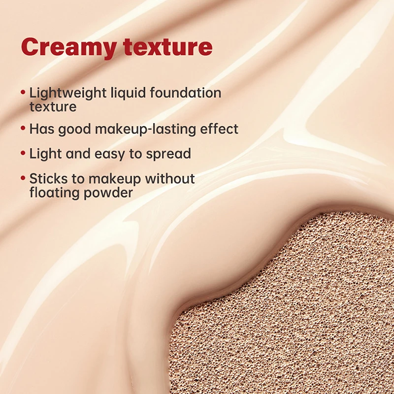 Face Foundation Cushion Foundation All Skin Colors Brightening Contouring Foundation Cream Flawless Waterproof Sunproof Lasting Cosmetic