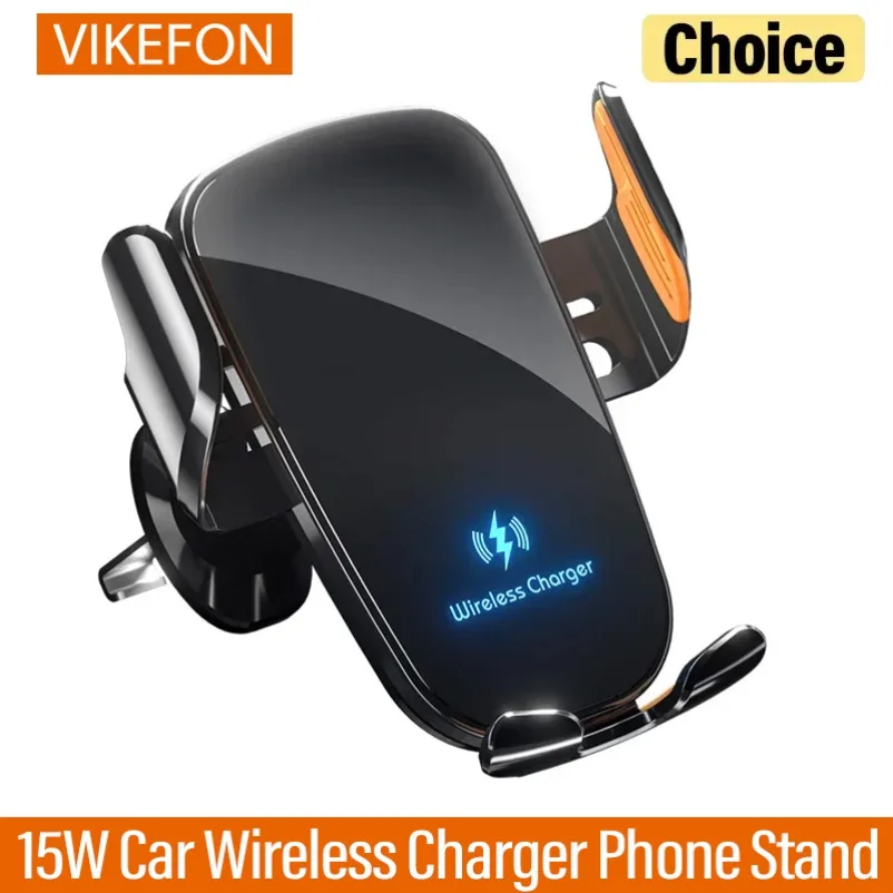 15W Car Wireless Charger Phone Stand