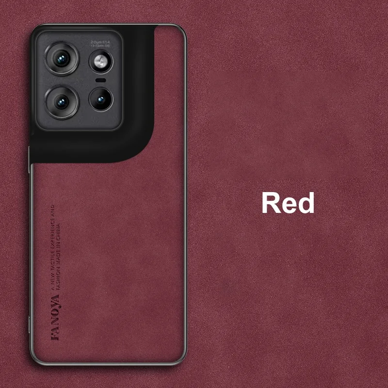 Luxury PU Leather Phone Case - Shockproof Silicone Back Cover