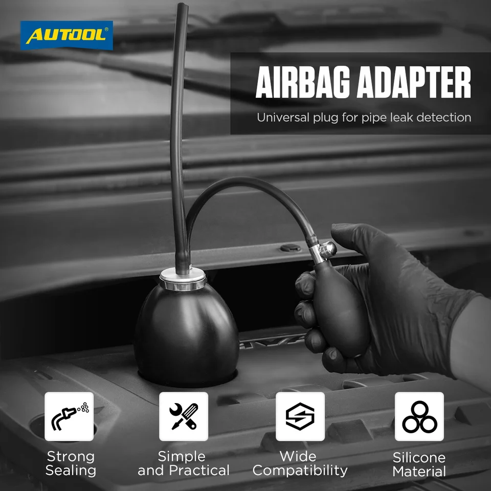 Adattatore Per Rilevatore Di Perdite Fumo Auto - Universale, In Gomma Siliconica, Per Diagnostica - Foto 9