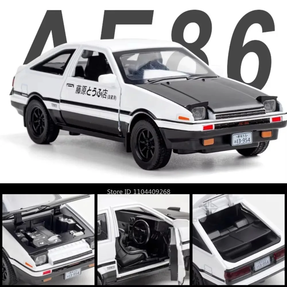 1:32 Maßstab AE86 LP770 Divo Sportwagen-Modell Spielzeug mit Rückziehfunktion und Öffnenden Türen Miniatur-Fahrzeugmodelle Geschenke für Beste Freunde – Detail 3