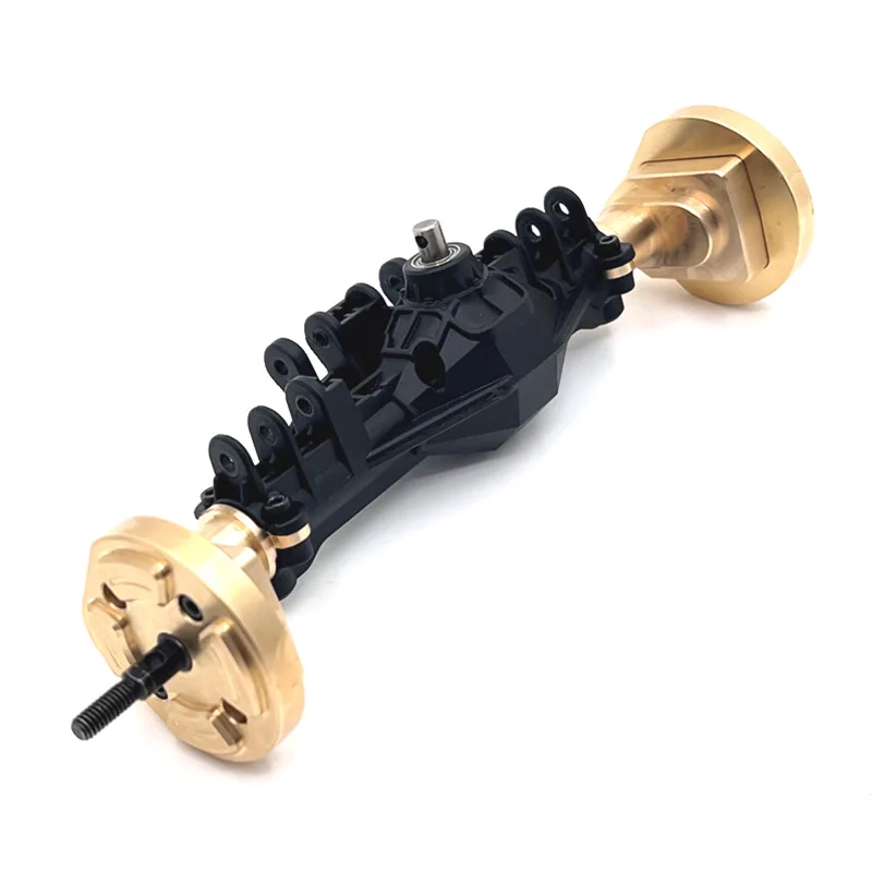 for MJX H12Y H12Y+ RC Car Chassis Brass Modification Accessories, Steering Cup, C-seat, Rear Cup, Gear Cover Counterweight Set. 3