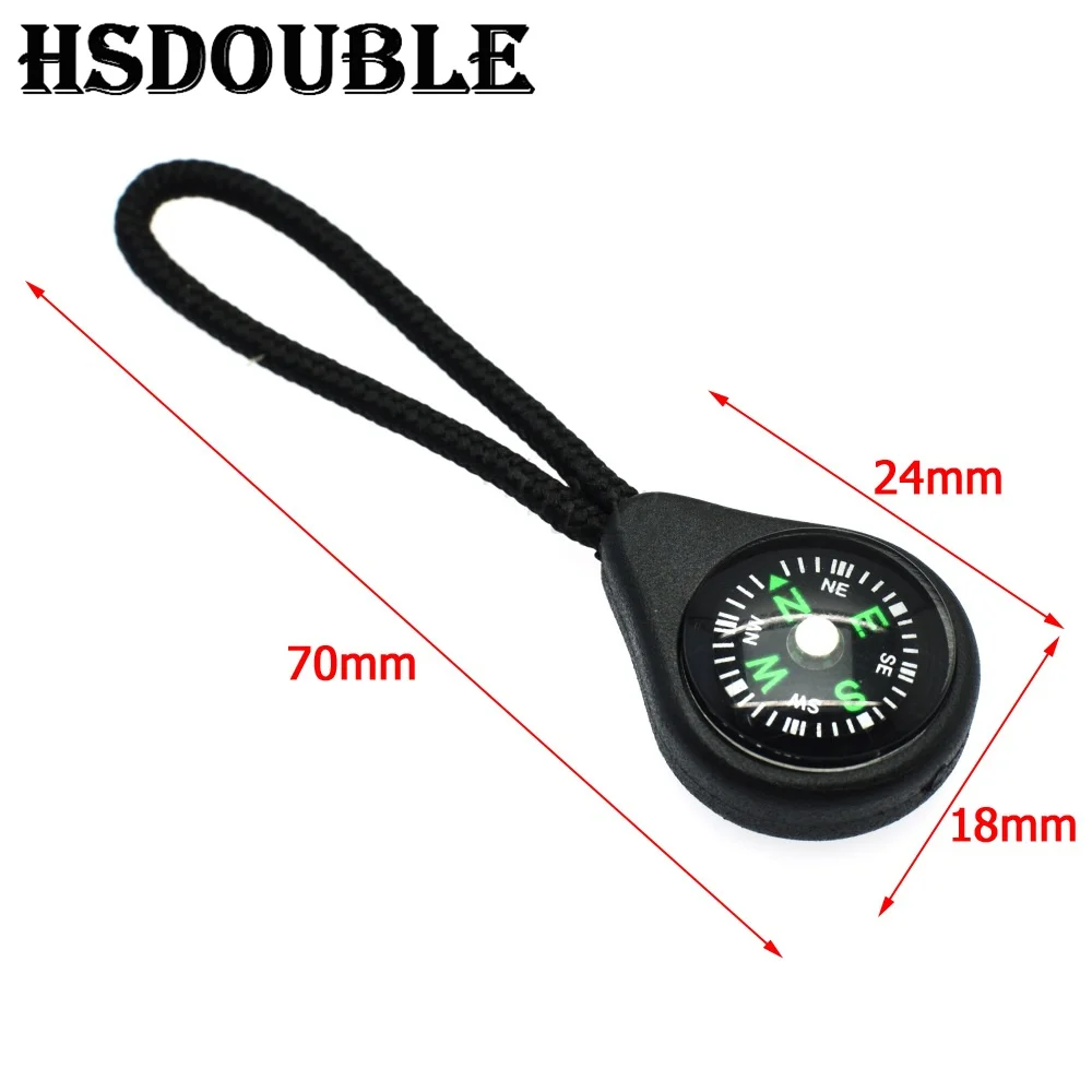 Compass Zipper Pull 5 Pcs For Backpack Gym Suit Garment