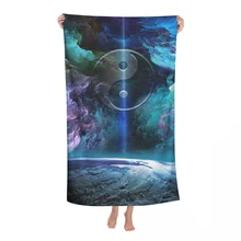 

World_serenity 3D Printing Beach Towel Travel Sports Absorbent Towel Children Swimming Bathing Custom Bath Towel gift