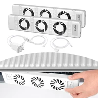 พัดลมระบายอากาศขนาด 320x70x30 มม. พัดลมระบายอากาศแบบเงียบสำหรับหม้อน้ำ หม้อน้ำอัจฉริยะ ทำงานเงียบ ควบคุมอุณหภูมิ สวิตช์อัตโนมัติ 4