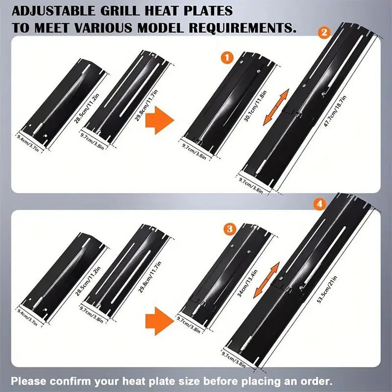 Oil Proof Grill Heat Plate Barbecue Burner Shield High Temperature Resistance Home Backyard BBQ Replacement Parts