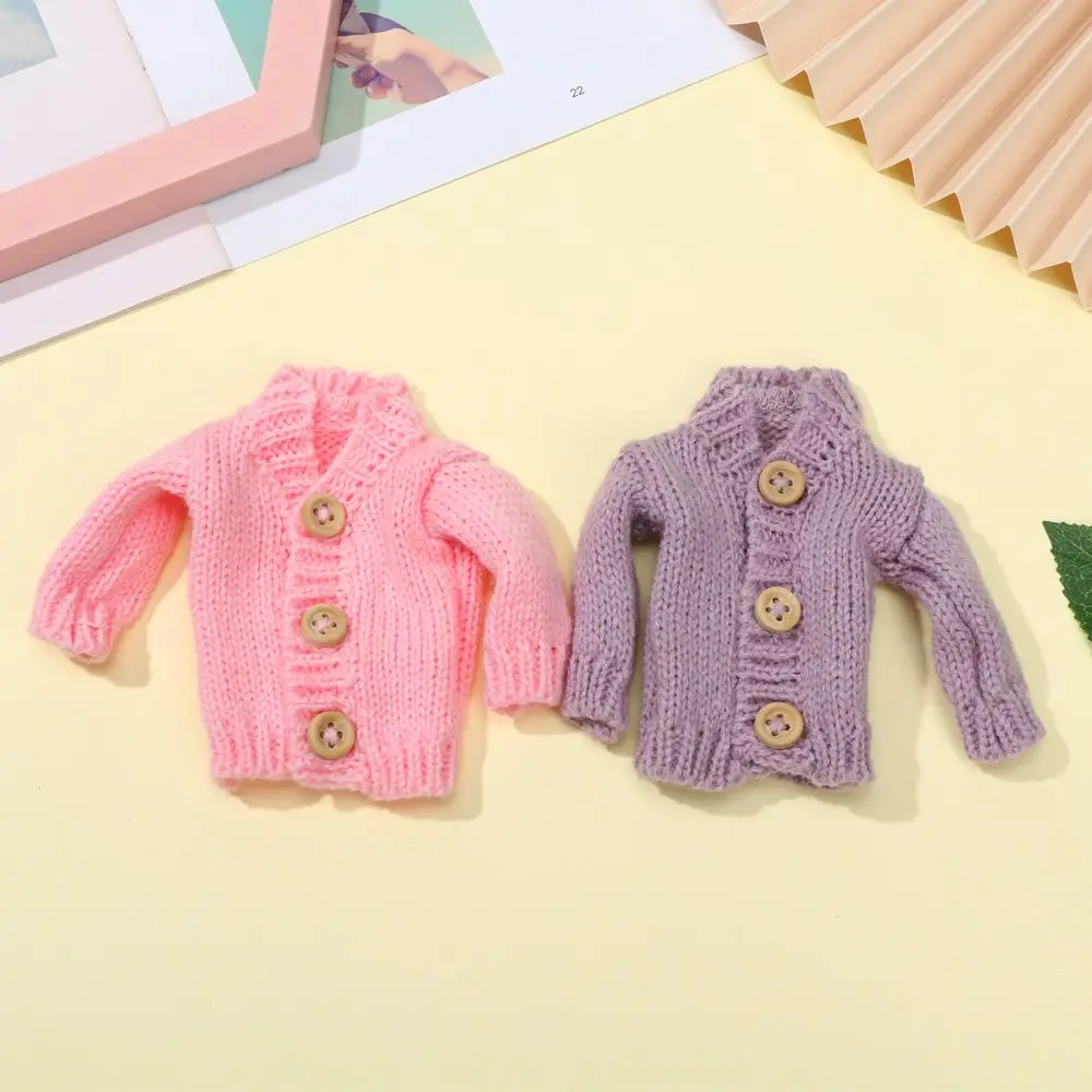 Mini Knitted Sweater for 1/6 Dolls Autumn Winter