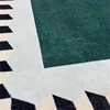 Retro Light Luxury Living Room Decoration Carpet Ins Irregular Bedroom Bedside Large Area Carpet Modern Balcony Porch Entry Rug 5
