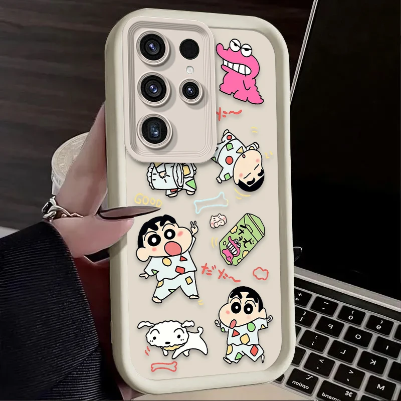 Cute S-ShinChan Silicone Phone Case Cover