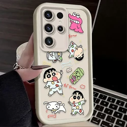 Cute S - ShinChan Silicone Phone Case Cover - Galaxy A25 4G (1)