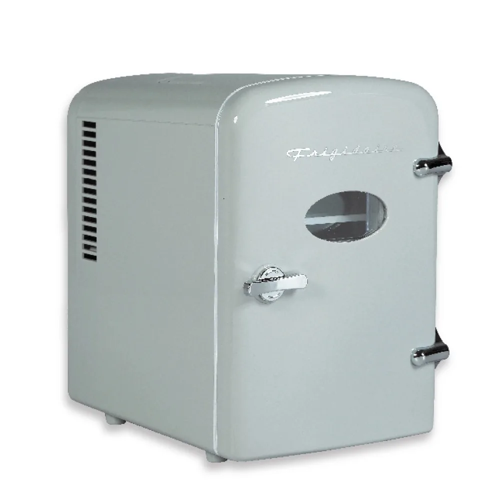 

2024 New Retro 6 Can Mini Beverage/Skincare Cooler, Portable Refrigerator