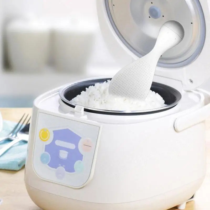 Tumbler Rice Spoon Stand Up Non Stick Kitchen Tool Food Grade Easy To Clean Gadgets Cooking Spoons