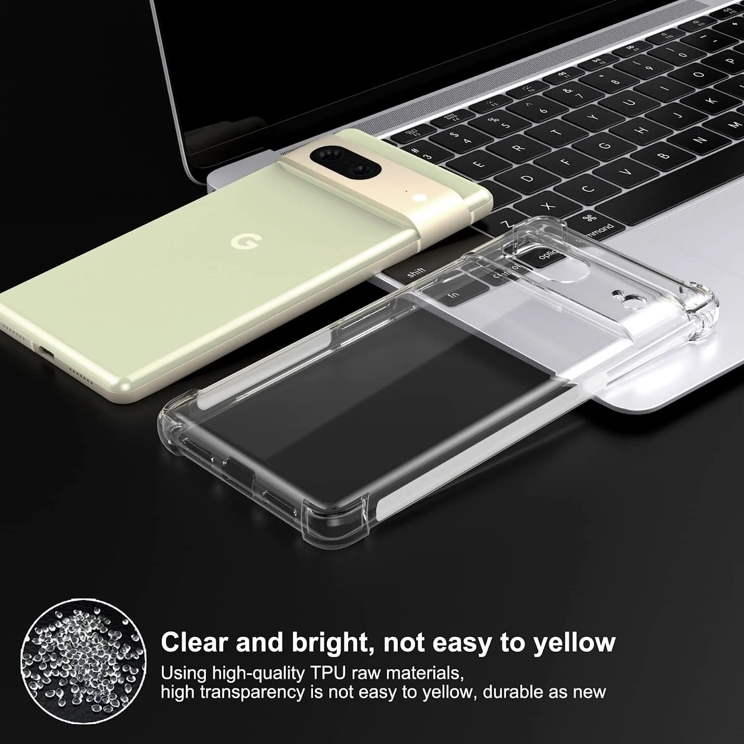 Shockproof Transparent TPU Phone Case - Clear Protective Cover