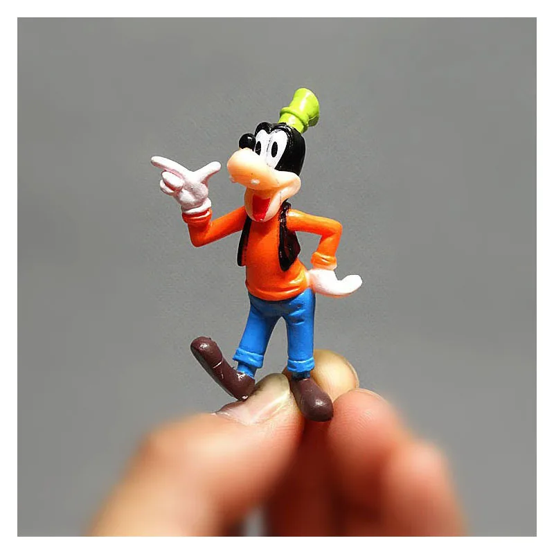 6 ピース/セットディズニーアニメフィギュアミッキーマウスミニー