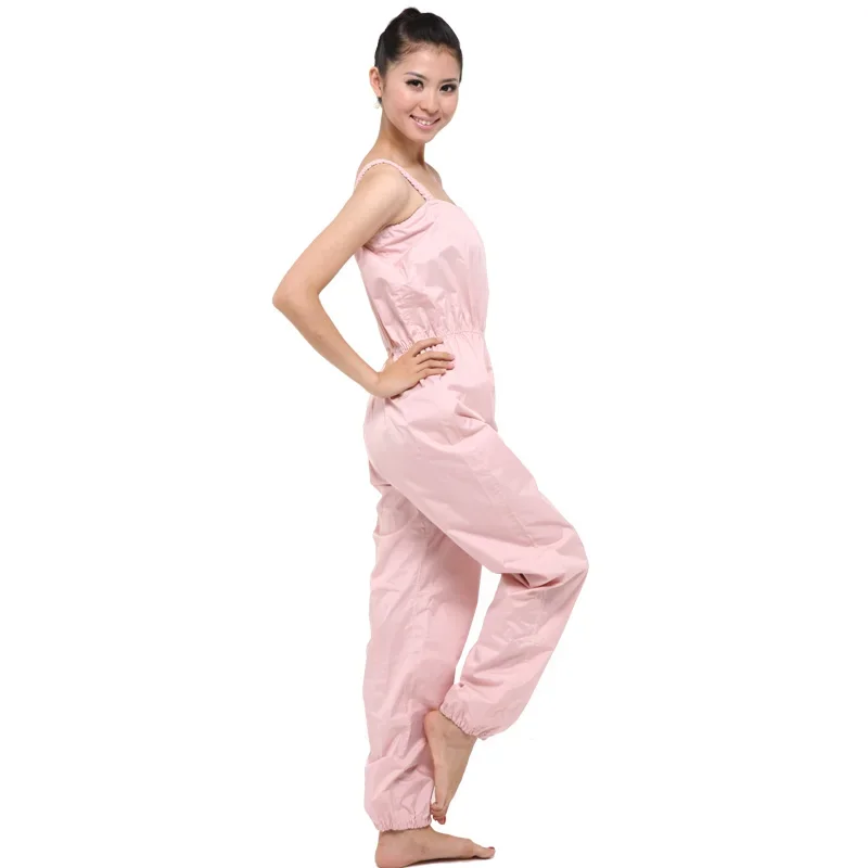 Sports Suit For Women Sport Training Fitness Running Yoga PVC Sweat Quickly Lose Weight Jumpsuit Slimming Pants