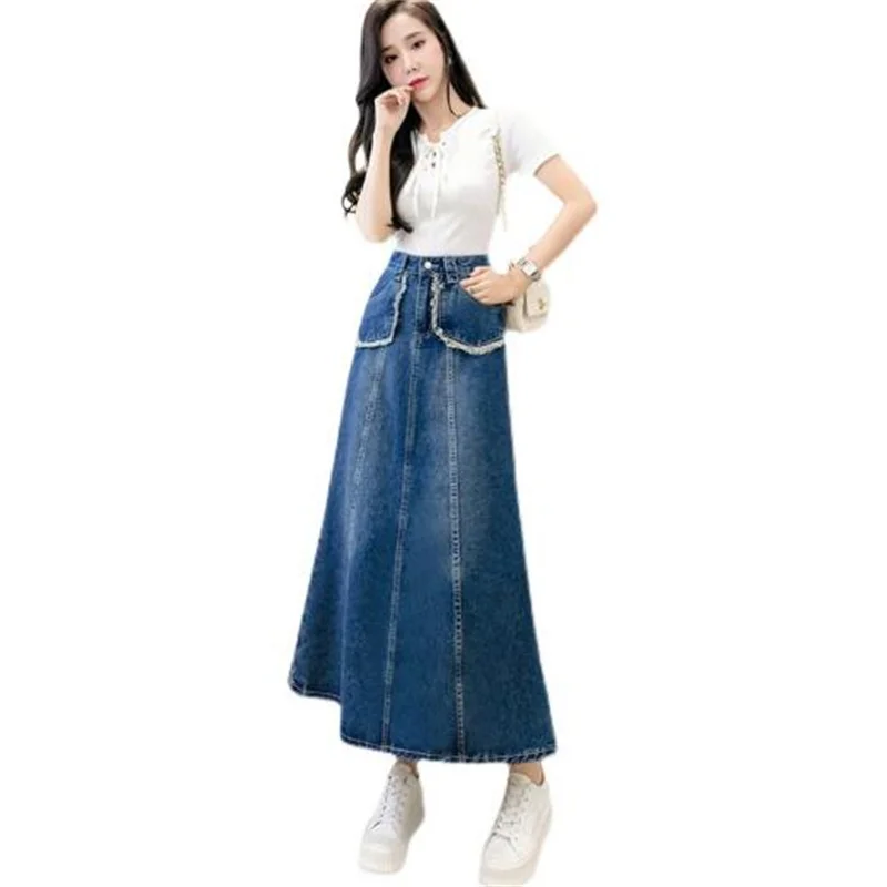 ZXRYXGS Women Skirts 2022 New High Quality Fashion Denim Skirt Comfortable Trendy Skirt Women Clothing brown skirt