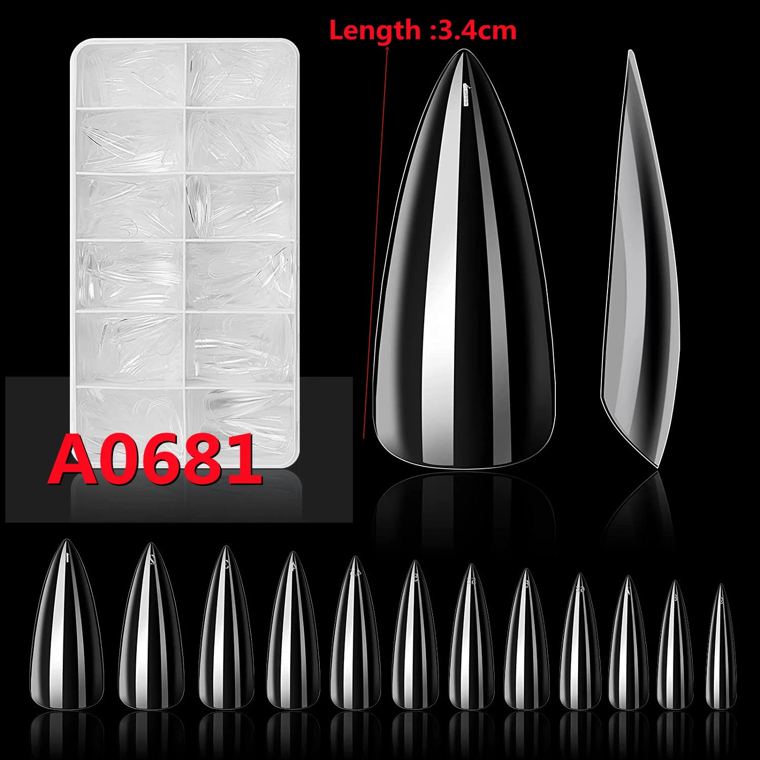 A0681 Stiletto Nail