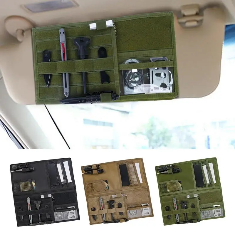 

Автомобильный Органайзер на солнцезащитный козырек, органайзер на автомобильное сиденье, шкатулка для хранения, карманный Универсальный кошелек, держатель для ключей и карт, держатель для телефона, аксессуар для интерьера