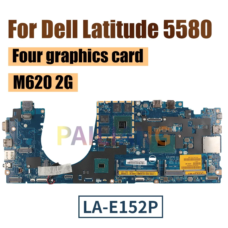 Laptop Motherboard para Dell Latitude 5580 Notebook Mainboard Completo Testado La-e152p e3 i5 i7 7th Gen 940mx M602 2g - Imagem 5