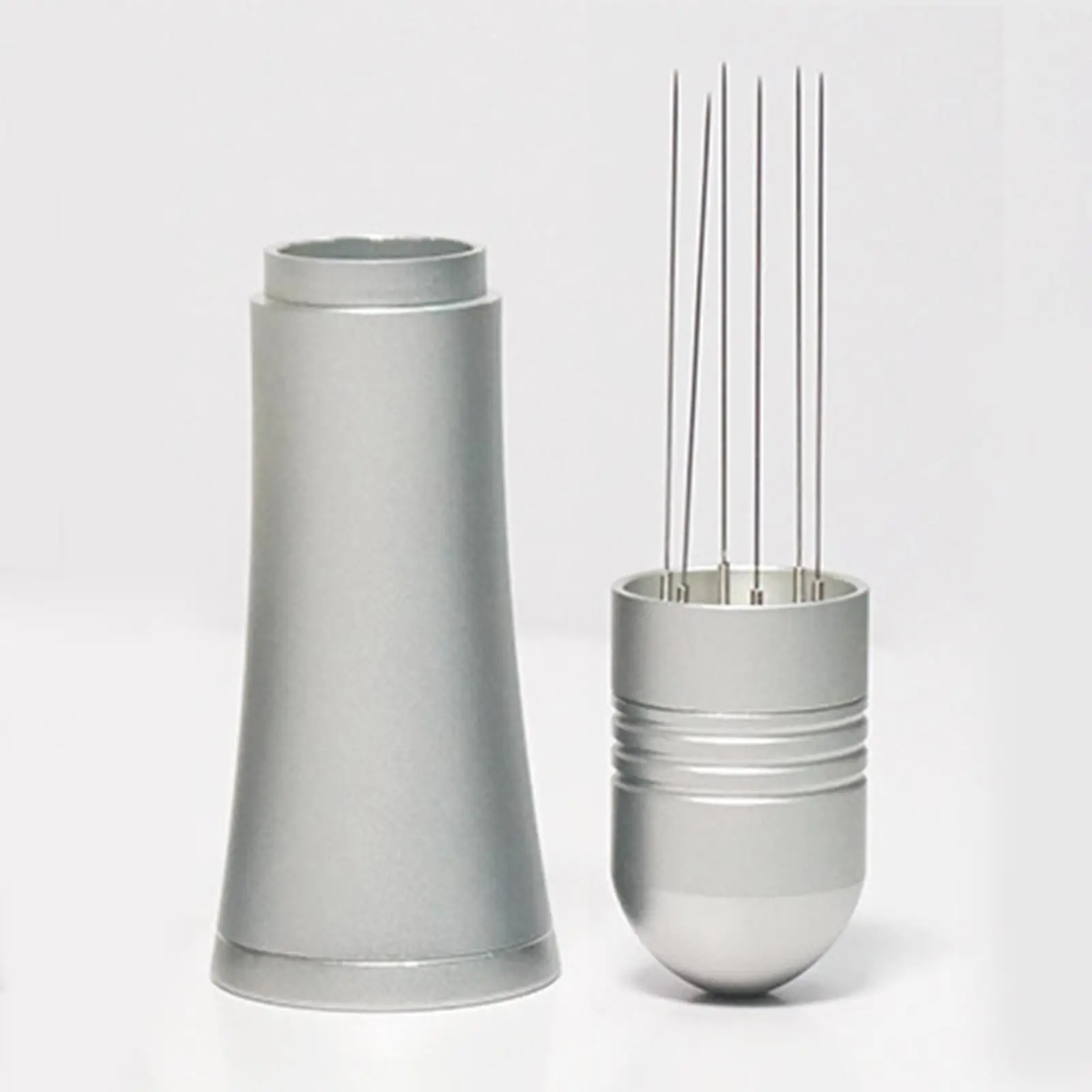 

Coffee Powder Distribution Aluminum Alloy Coffee Machine Accessory 2 in 1 Professional Coffee Tamper for barista