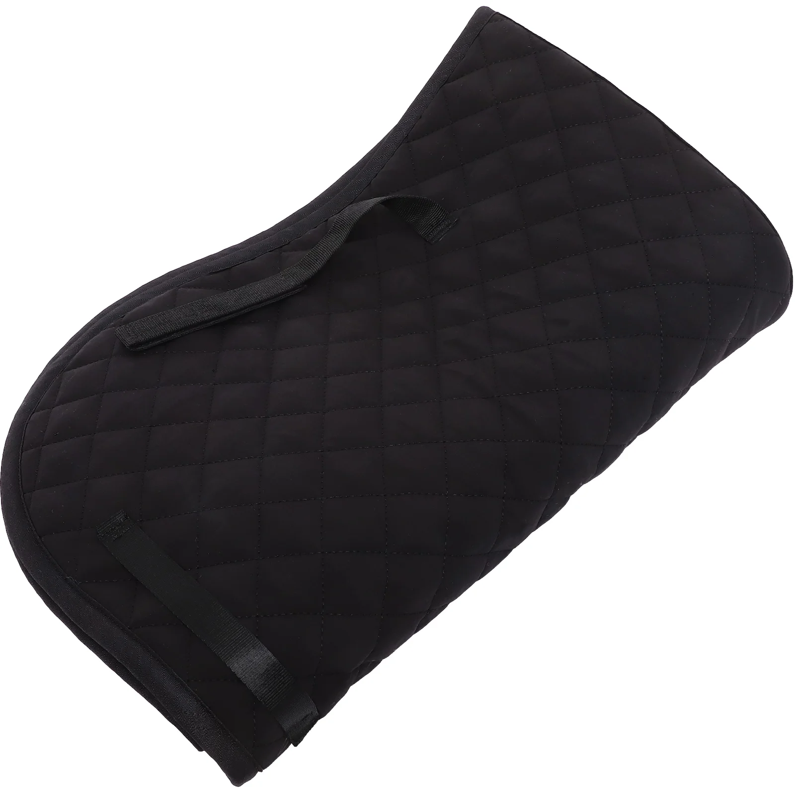 Horse Stables Saddle Pad Pads for Seat Cover Riding Accessories Black Polyester