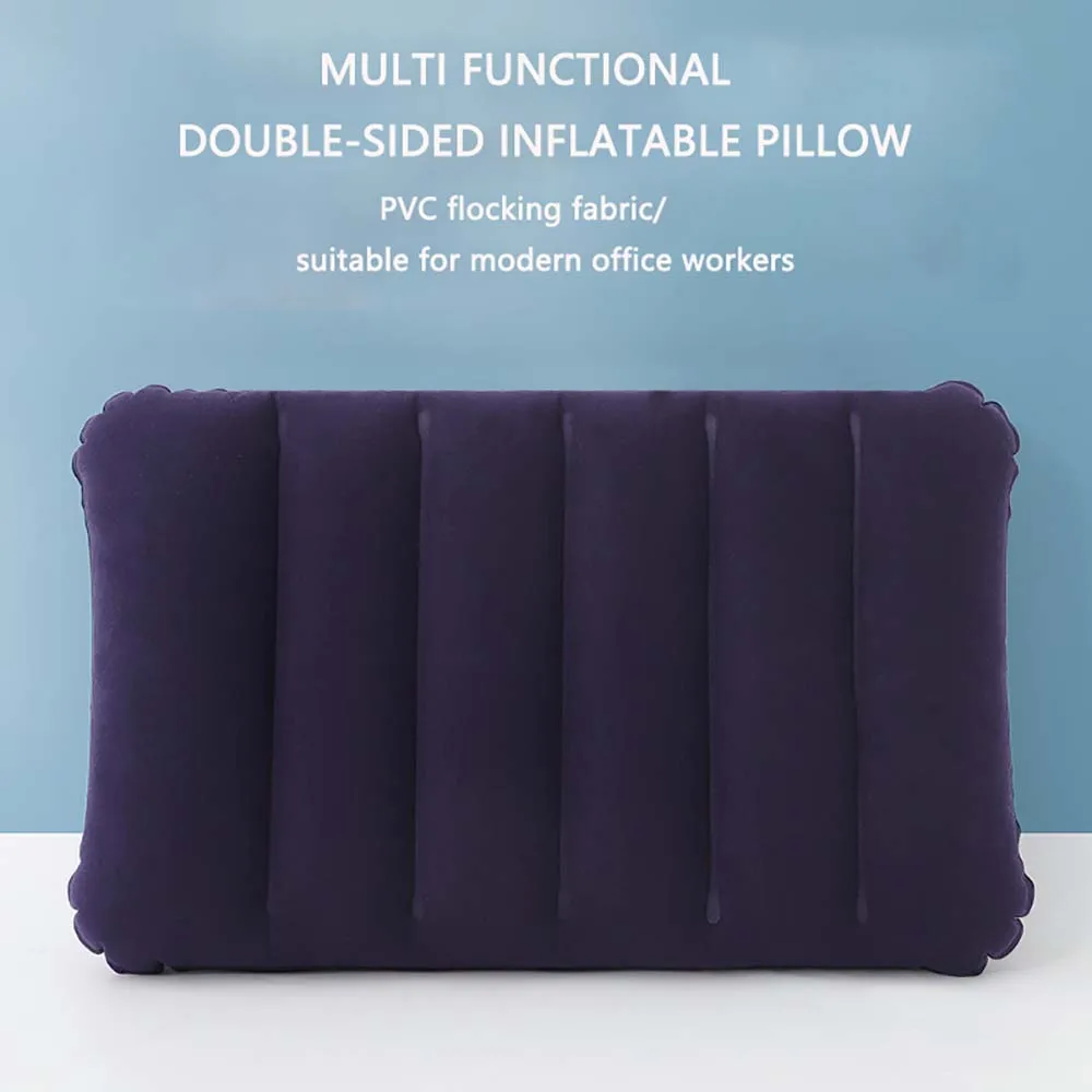 inflatable pillow Travesseiro infl&aacute;vel Travel Hiking Sleeping Pillow Square
