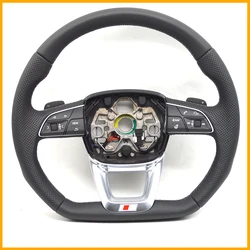 For Audi Q3 S LOGO perforated leather multifunctional heated steering wheel