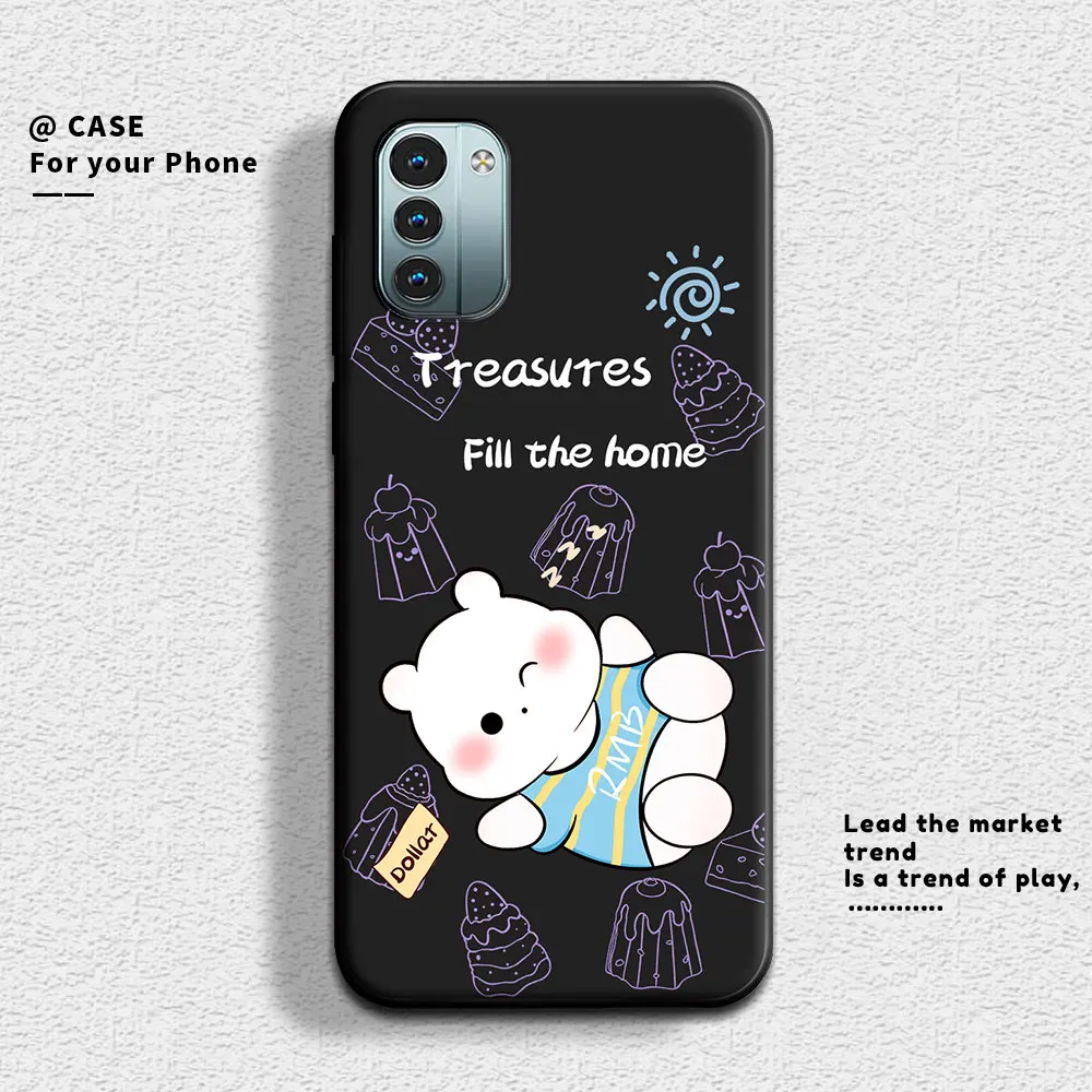 Cute Panda Soft Silicone Couple Phone Case - Cartoon Cover and Protection