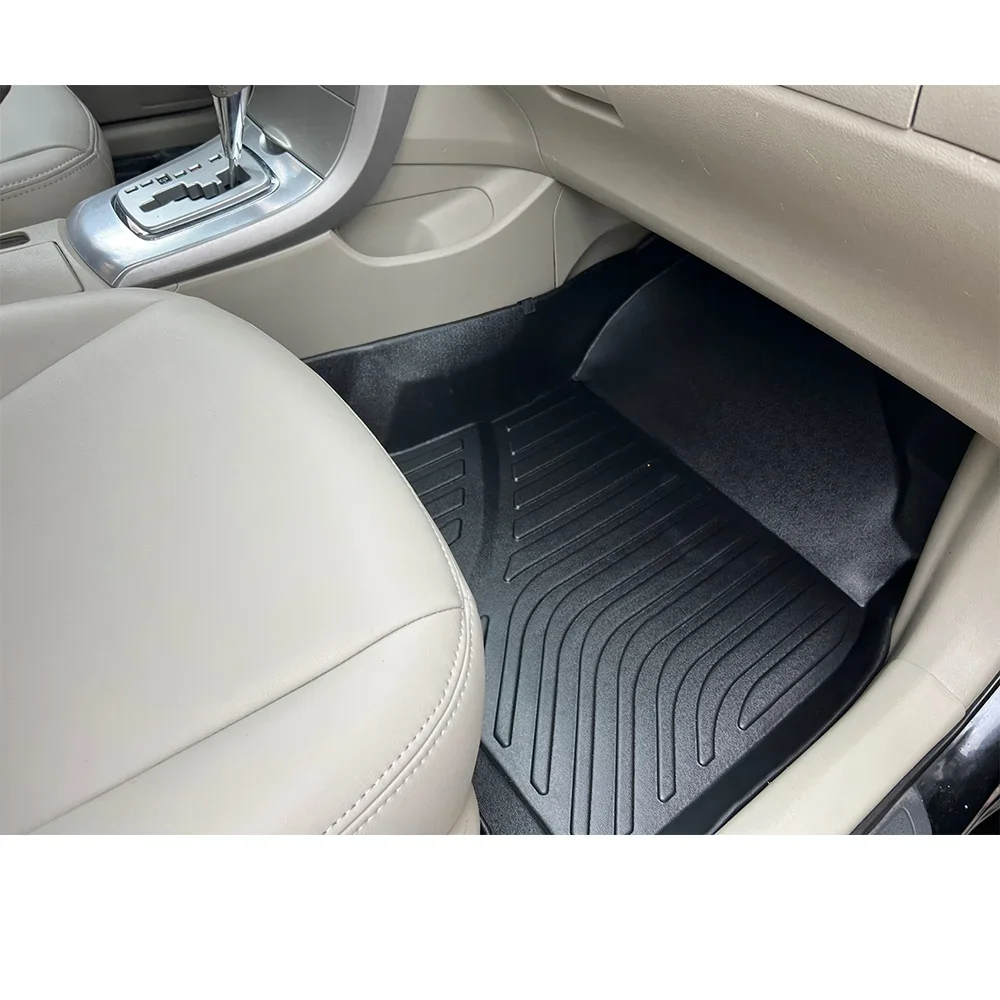 Auto Fußmatten Für Tesla Modell 3 2019 2020 2021 Doppel Schicht Leder Auto  Fuß Pads Teppich Abdeckung Innen Dekoration – zu niedrigen Preisen im