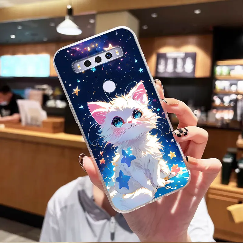 Luxury Shockproof Clear Soft Silicone Phone Case with Flower Design