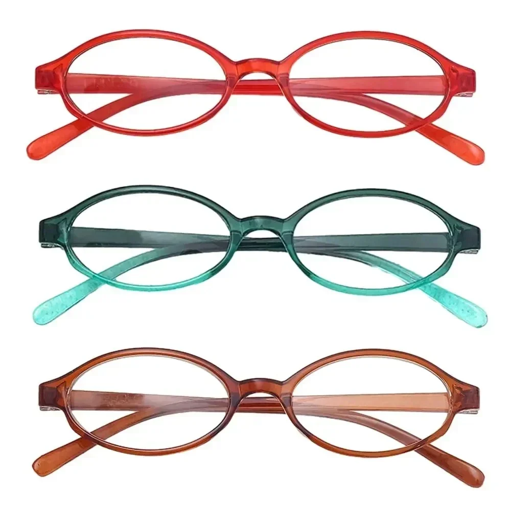 2023 Fashion Retro Blue Green Oval Small Frame Short Sighted Glasses Women's Anti Blue Light Glasses New Style Myopia Eyeglasses 5