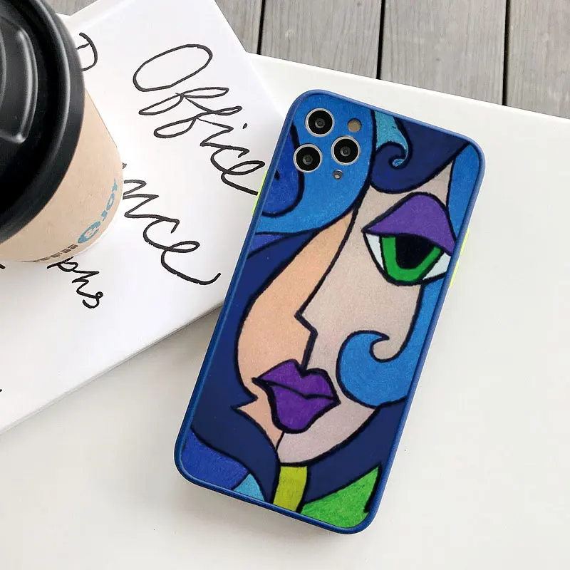 Picasso abstrakte Kunst Malerei Handy hülle für iPhone 8 7 plus se2 15 11 12 13 14 pro max mini x xs xr stoß feste Rückseite Funda – Detail 6