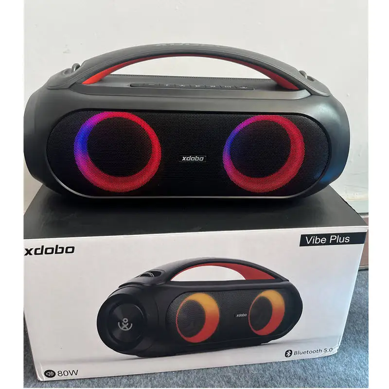 xdobo Vibe Plus Bluetooth ポータブルスピーカー Amazon.co.jp: xdobo vibe plus ブルートゥーススピーカー 重