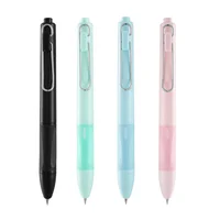 OASO K018 Sealed Press Fountain Pen Retractable 0.5mm Nib Press Office School Student Pen Set with 2pcs Blue Ink Cartridges 1