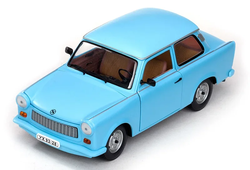 Diecast Alloy 1:18 Scale Germany Trabant 601 Car Model Toys Adult