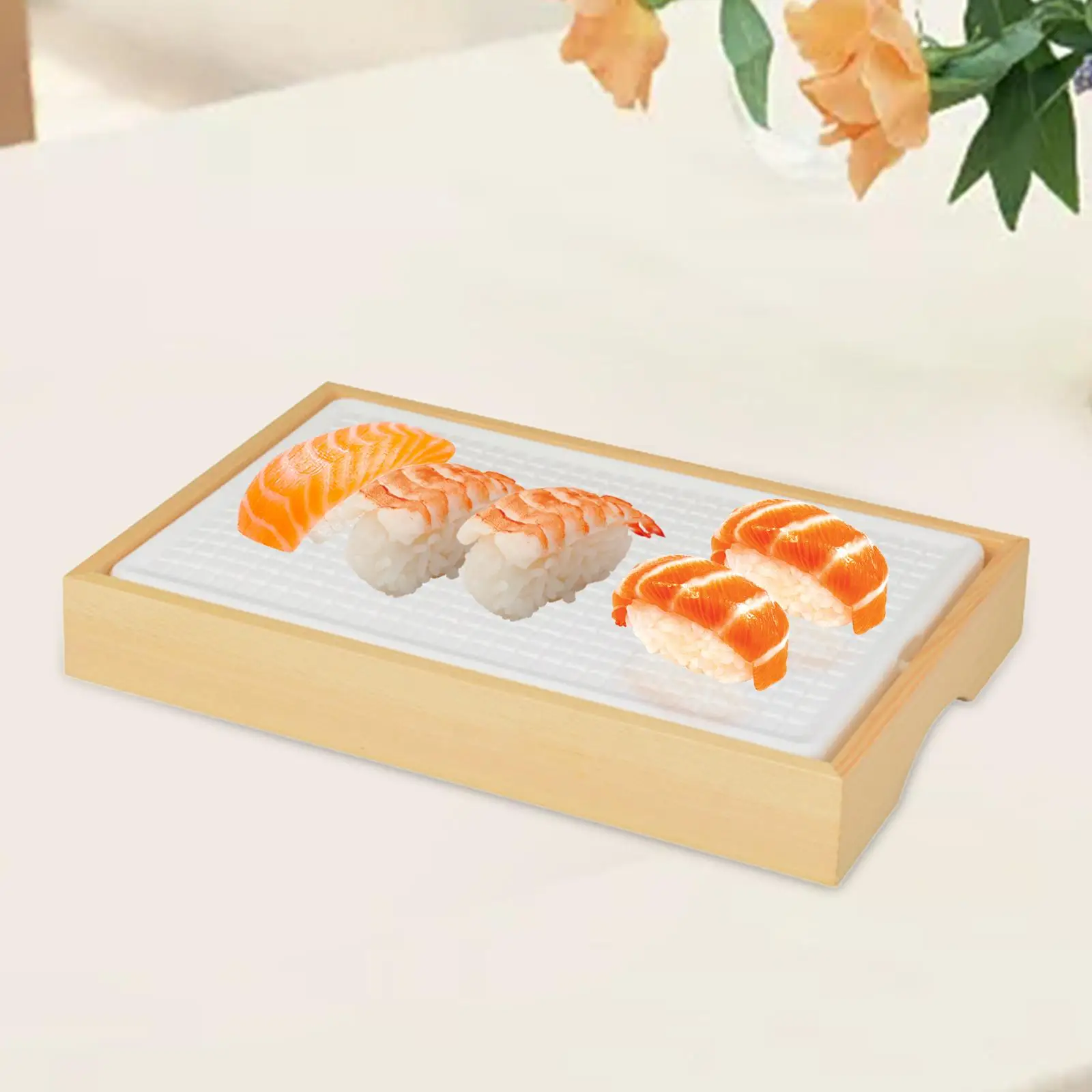 Ice Sushi Serving Platter Sushi Board Ice Serving Dish, Durable,Ice Sushi