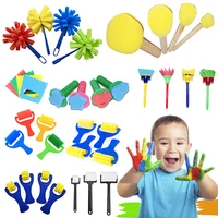 Painting Sponge Brush Set EVA Stamp Children Drawing Toys Art Supplies Graffiti Roller Tools Early Education DIY Puzzle Toy TMZ 1