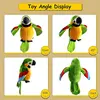 Talking Parrot Plush Pal Repeat What You Say Macaw Stuffed Animal Electronic Record Interactive Animated Bird Shake Wings 5