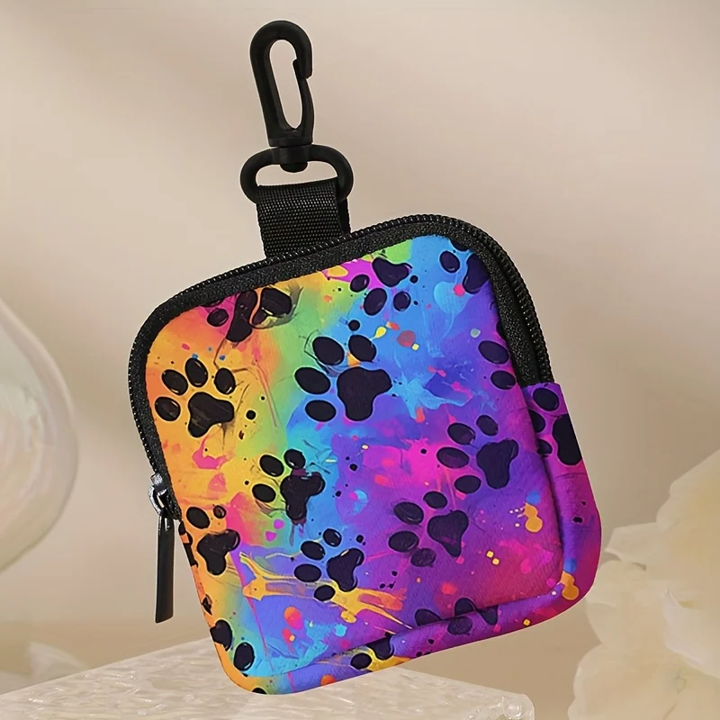 Large capacity coin wallets with claw print patterns, digital printed coin wallets, and storage bags are ideal choices for gifts