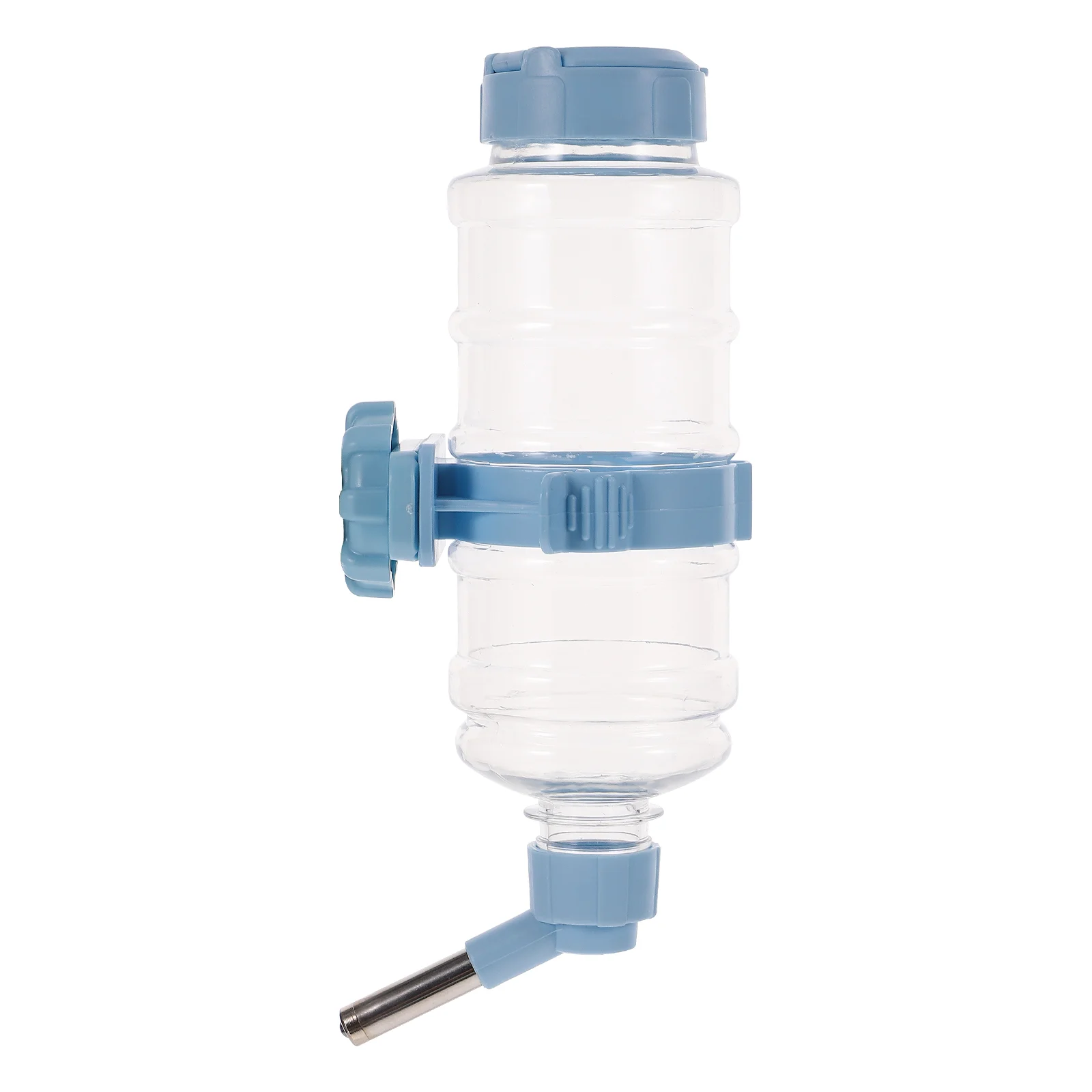 

473 Ml Puppy Pet Water Fountain Squirrel Feeder Cage Dispenser Stainless Steel Hanging