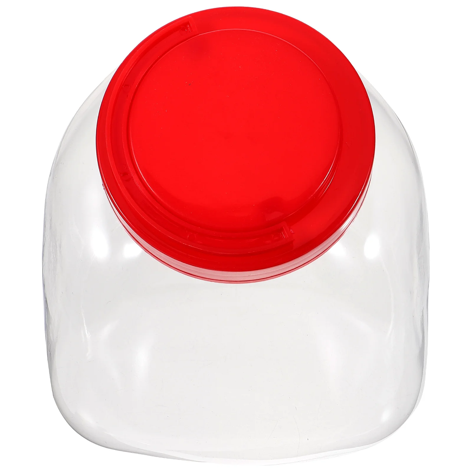 

Oblique Mouth Bottle Glass Jar with Lid Lids Test Tubes Kitchen Countertop Jars Candy